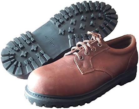 Goldwater Leather Nonslip Round Toe Lace Up Uniform Oxford Dress Up Kid's Boy's Shoes (10, Brown)