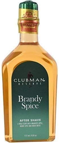 Pinaud Clubman Reserve Brandy Spice Fragrance Aftershave Lotion in 177ml Splash Bottle
