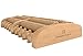 Wood Foot Massager Roller - Dual Wood Massager For Plantar Fasciitis & FREE Reflexology Ball For Heels Included - Best Pain Relief Kit