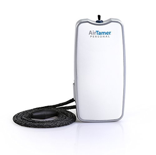 AirTamer A310 |Personal Rechargeable and Portable Air Purifier | Negative Ion Generator | Purifies Air Eliminating Germs, Dust, Viruses, Bacteria, Allergens, Mold, Odors, and More | White