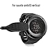 MoKo Suunto Ambit3 Vertical Charger, Replacement USB Charger Charging Cable Cradle Dock Clip for Suunto3 Fitness, Spartan Trainer, Ambit, Ambit 2/3, Traverse, Kailash, Black
