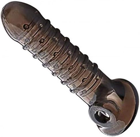 Noble Winter Happy Toys Ribbed Thick Cock Pe*NIS Erection Girth Enhancer Extension Sleeve Extender Sheath,Adult