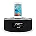 iHome iDL46 Lightning Dock Clock Radio and USB Charge/Play for iPad/iPod and iPhone 5/5S and 6/6Plus iPad Air /iPad Mini (Gray)