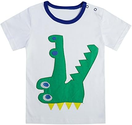 BIBNice Toddler Boys Summer T-Shirts Cotton Short Sleeve Size 1Y-6Y