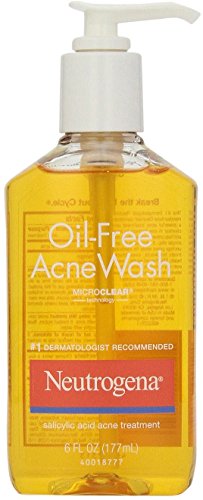 Neutrogena Oil-Free Salicylic Acid Acne Treatment Acne Wash-6 oz
