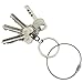 Water & Wood Cable Key Ring Stainless Steel Wire Chain Holder (Pack of 10)