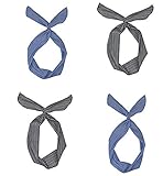 3pcs Stretchy Athletic Bandana Headbands Head Wrap Yoga Headband Head Scarf Best Looking Head Band for Sports or Exercise FD21 (Color1)