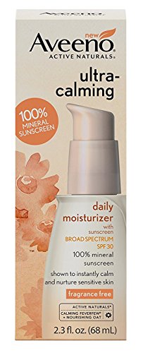 Aveeno Ultra Calming Daily Moisturizer Spf#30 2.3 Ounce (68ml) (3 Pack)