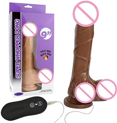 ylovego Vibreators Women Rabbit Super Whopper Dong Realistic Vibreator Female Novelty Toys Vibrating Peins Strong Suction Cup Hands-Free Brown,Vibreators Voor Vrouwen Band