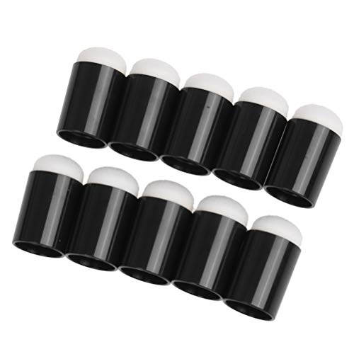 Welecom 10 Pcs Art Finger Sponge Daubers Drawing Sponge Finger Painting Brush Ink Pad Stamping Chalk Sponge Set DIY Card Making Crafts School Stenciling Children Handmade Projects Reborn Art Tools