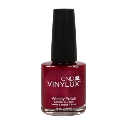 139 CND - VINYLUX RED BARONESS Weekly Polish Shimmer Nail Color Manicure 0.5oz
