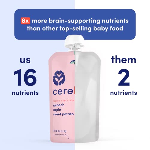 Cerebelly Organic Spinach Apple Sweet Potato Baby Food, 4 OZ Pricepulse