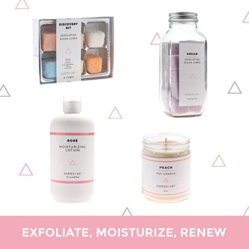 Harper + Ari Sugar Scrub Cubes, Exfoliating Body Scrub in Single Use