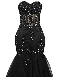 Hormigas Mujer Sweetheart con abalorio 2017 Prom Vestido sirena vestidos de boda