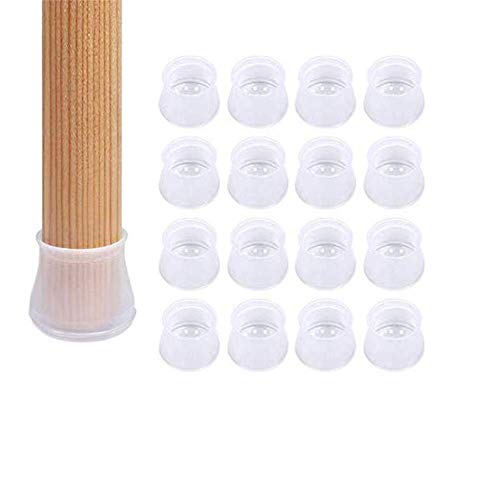 Furniture Leg Protection Cover, Table Feet Pad Floor Protector, Silicone Furniture Chair Legs Caps Covers for Home (16PCS)