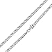 FIBO STEEL 4MM Stainless Steel Cross Necklace for Men Women Chain Necklace, 24 inches