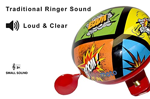 Kiddimoto - Steel Bicycle Bell for Kids | Perfect Loud Bike Ring Bell ...