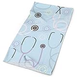 Ancharpin Pattern with Stethoscope Icon Versatile Sports Casual Multifunctional Headwear Bandanas Quick-Dry Magic Sport Headscarf for Men Women Yoga Running Outdoor