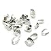 Stainless Steel Hook Pendant Clasps Pinch Clips Bail Pendants Jewelry Accessory 60pcs