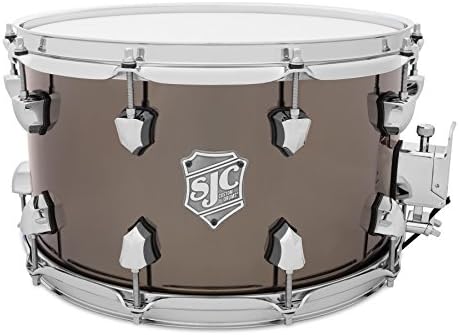 SJC Dudley Black Nickel Over Steel Snare with Chrome Hardware 8x14" CS0814BSC