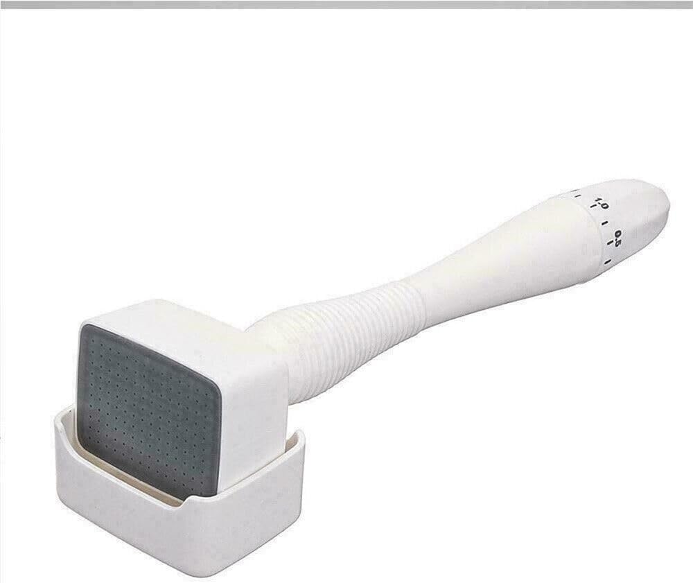 Microneedle Derma Roller Stamp Pen 0.5-3MM Adjustable Needles for Women & Men Anti-Aging, Hair Loss, Skin Care