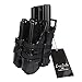Tactical Pistol Mag Pouch Magazine Bag Holster Fast Mag Pistol2 5.56 M41 Attach Molle System BK