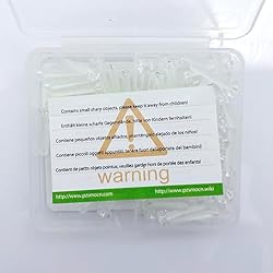 Pzsmocn 200 Pieces/100 Sets M3*15 mm PC Transparent