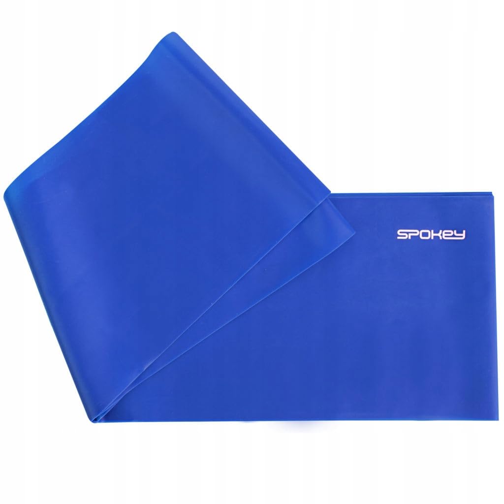 Resistance Bands Strength Training | Spokey RIBBON | Fitness Bands for Muscle Building | Resistance Band | Exercise Band Different Resistance Levels - Light - Medium - Heavy | 200 x 15 cm (Hard)