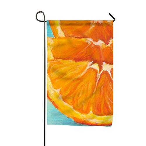 Welcome Original Pastel Painting Garden Flag Double-Sided, Yard Flag 16 x 30 inch