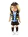 American Fashion World Brownie Scout Uniform for 14-Inch Dolls | Premium Quality & Trendy Design | Dolls Clothes | Outfit Fashions for Dolls for Popular Brands