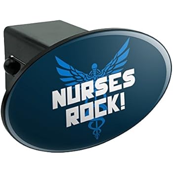 Registered Nurse RN Hitch Cover - 2 Inch Receiver Custom Trailer Hitch Plug
