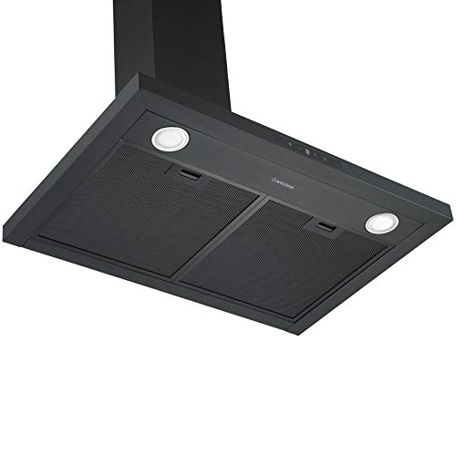 Ancona AN1570 30” 440 CFM Convertible Wall Mount Pyramid Range Hood in