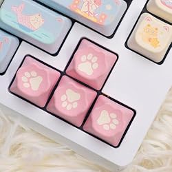 KiiBOOM Cat Paradise Keycaps Set, Dye-Sublimation