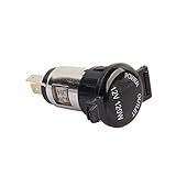 Autones 12V 120W Universal Car Boat Tractor Cigarette Lighter Power Socket Outlet Plug