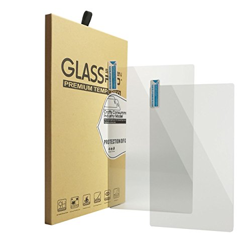 Naviurway 7" 152x91mm Tempered Glass Screen Protector Headunit Display Monitor Glass Film for Indash Car Radio DVD GPS Receiver Global Navi Multimedia System Tablet PC Pad 2 Pack