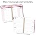 bloom daily planners 2019-2020 Academic Year Daily Planner Calendar Book - Weekly/Monthly Dated Agenda Organizer - (August 2019 to July 2020) - 6