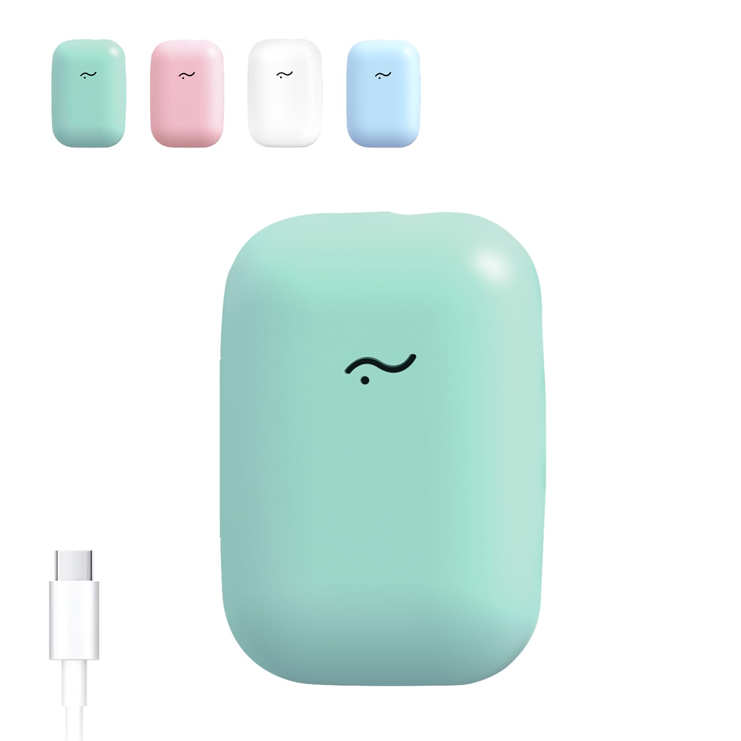 ELMWAY STB-027 Portable UV Toothbrush Sanitizer Case – Magnetic Wall-Mounted Toothbrush Holder & Travel Case with Fan & Heated Drying (Heating via USB-C) – Green