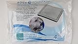 Aqua Fountain Replacement Charcoal Filters - 8 Filters (2 Bags with 4 Filters each Bag)