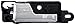 Dorman 81704 Rear Driver Side Interior Door Handle Compatible with Select Ford/Lincoln/Mercury Models