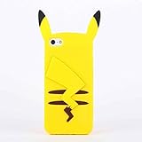 RAYTOP PIKACHU Soft Silicone Back Case Cover for Apple iPhone 5 5s Protective Skin Jacket Cheap Kids Girls Japanese Cartoon Cute Lovely