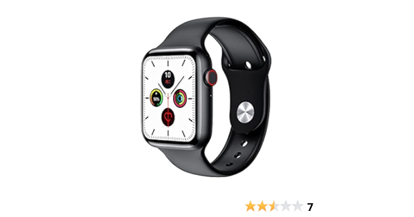 Fk Smart Watch Series 6 1 78 Inch Hd Screen With Encoder Knob Bluetooth Music Call Heart Rate Monitor Music Women Men Smartwatch Black Buy Online At Best Price In Egypt