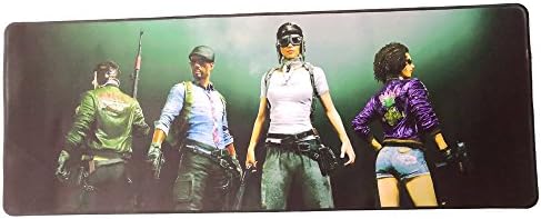 Gicon PUBG Mouse Pad GamingExtended Gaming Mouse Mat with Stitched Edges Anti-Slip Rubber Base for Laptop Computer PC OW Mercy PLAYERUNKNOWN’S Battlegrounds (PUBG01)