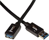 AmazonBasics USB 3.0 Extension Cable - A-Male to A-Female Adapter Cord - 6.5 Feet (2 meters)