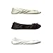 Isotoner Women's Satin Ballerina Slipper with Bow, Suede Sole, Black, XX-Large / 11-12 US