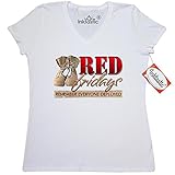 Inktastic - Red Fridays (boots) Women's V-Neck T-Shirt