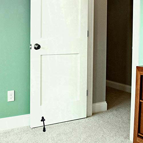 Towever Easy Pedal KickDown Door Stopper 5 Pcs per pack black Esay-Step Door Stop 4 in