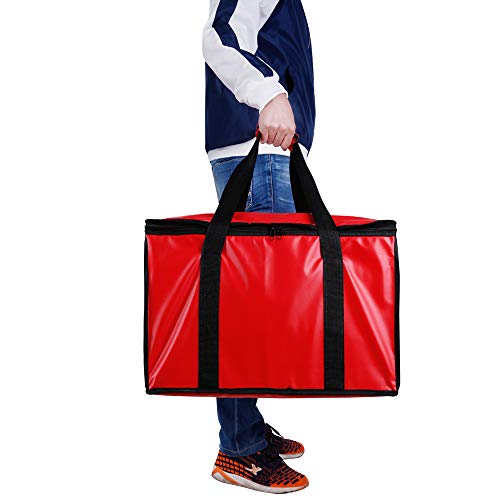 cherrboll Insulated Pizza Delivery Bag, 20 by 20 by 14 Inch