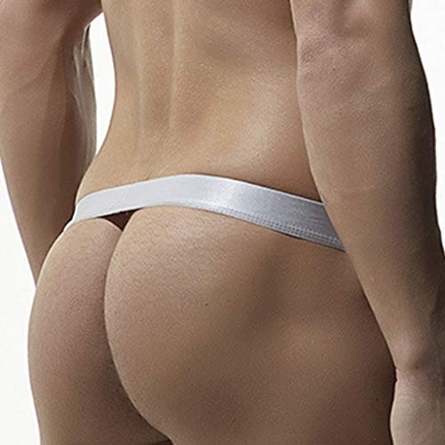 Fastbot mens underwear, Thong Briefs Light Belt Low Waist Leatherwear G-String Sky Blue