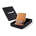 I-CLIP - AdvantageR Leather - Slim Wallet - Minimalist, Thin Design & Money Clip (Beige)