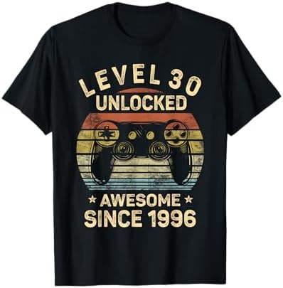 Amazon.com: Level 30 Unlocked Funny Video Gamer 30th Birthday Gift